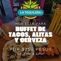 Buffet de tacos y alitas